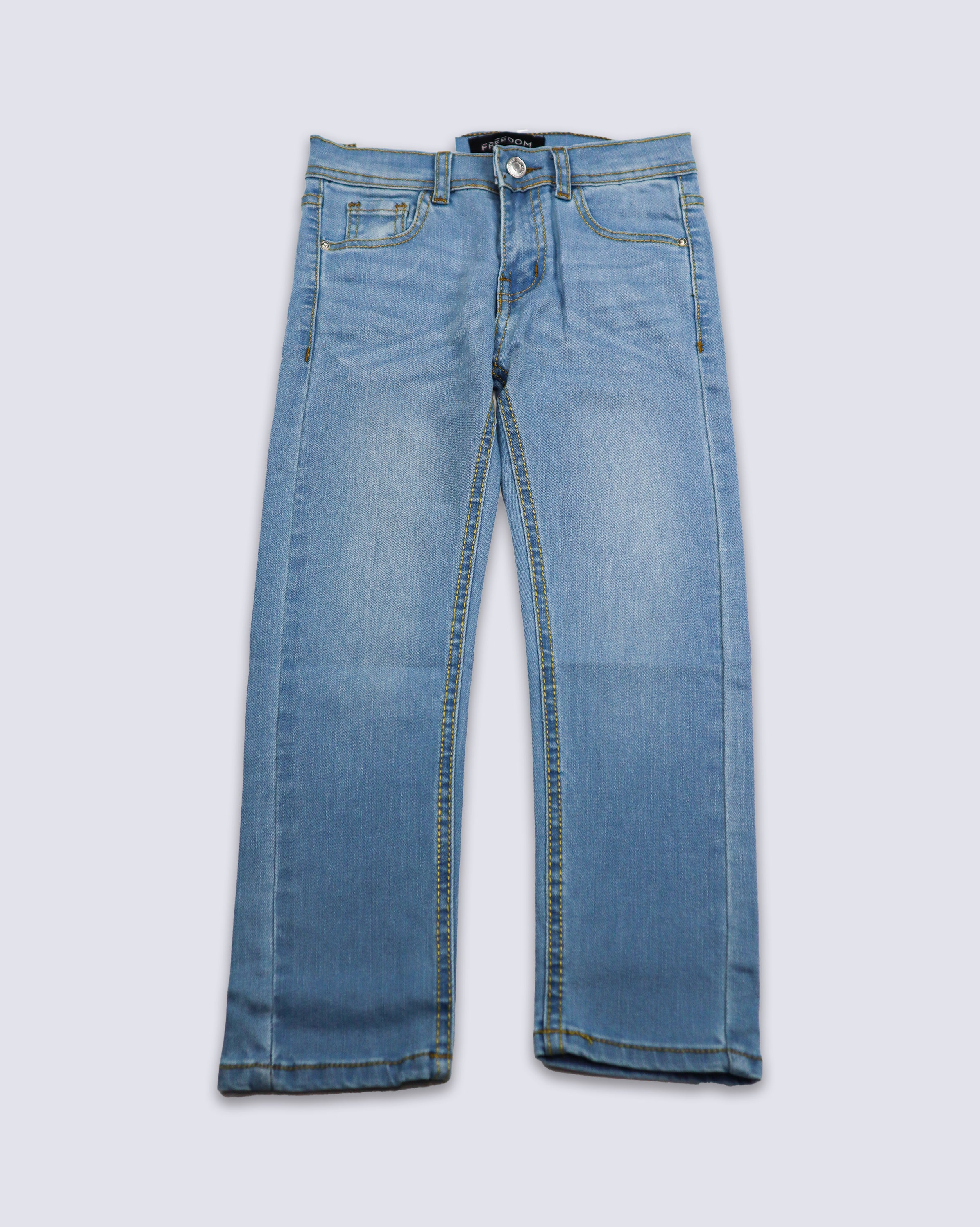 Stylish Light Blue Boy's Denim Jeans – Comfortable & Durable Everyday Wear